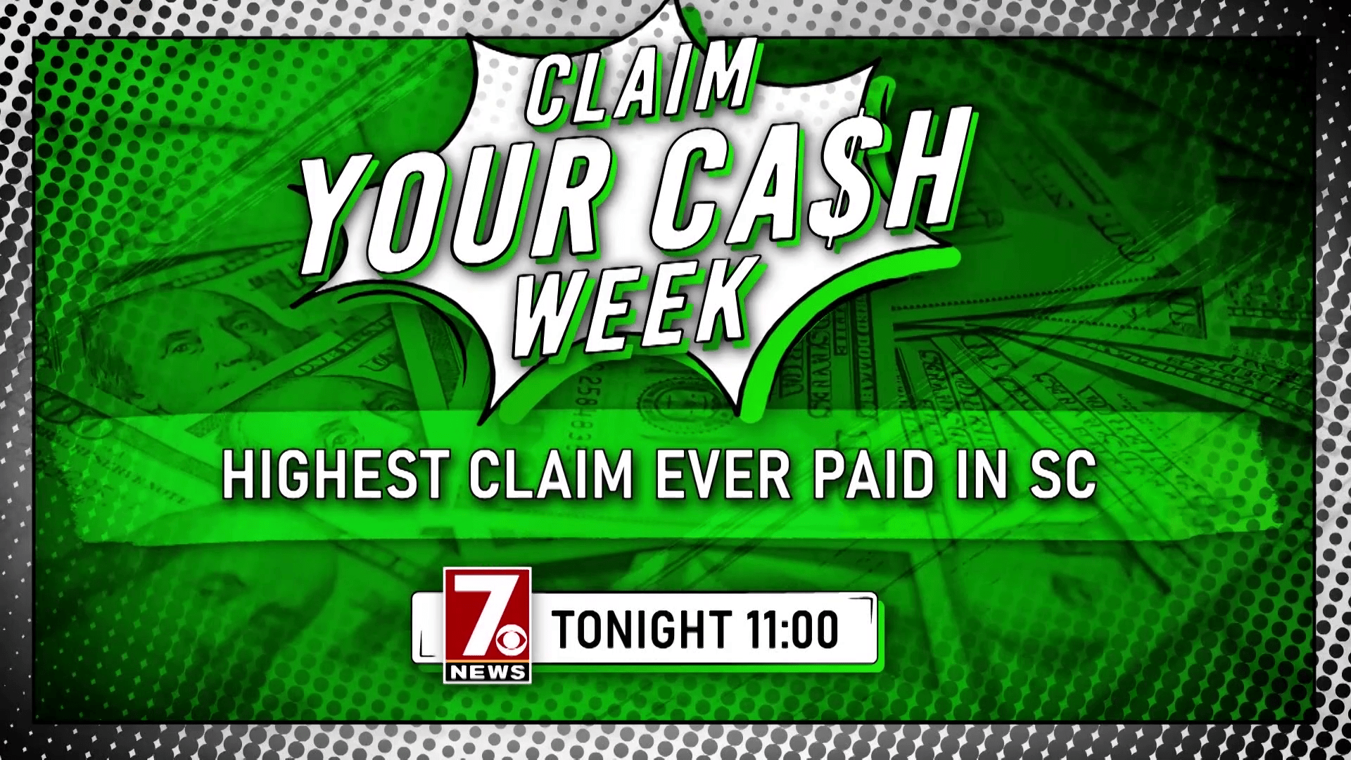 Claim Your Cash Week | Highest claim ever paid in SC